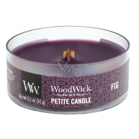 WoodWick Fig - Fig scented candle with wooden wick petite 31 g