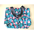 Albi Original Canvas bag large Hibiscus 40 cm x 38 cm, handle length 25 cm
