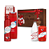 Old Spice White Water Captain Wooden 5in1 wooden box antiperspirant deodorant stick 50 ml for men + shower gel 250 ml + aftershave 100 ml + antiperspirant deodorant spray 150 ml + socks, cosmetic set