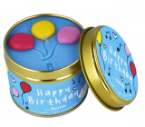 Bomb Cosmetics Happy Birthday - Happy Birthday Scented natural, handmade candle in a tin can burns up to 35 hours