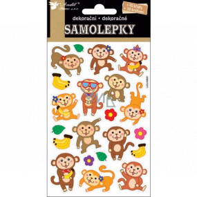 Stickers of a monkey with moving eyes 19 x 10 cm