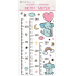Wall stickers children's height chart Elephants, up to 160 cm