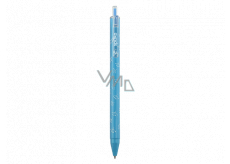 Spoko Flora ballpoint pen, blue, blue refill, 0.5 mm