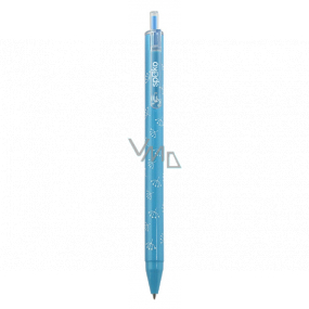Spoko Flora ballpoint pen, blue, blue refill, 0.5 mm