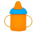 First Steps Mug with two handles orange 260 ml