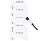 Artdeco Eyebrow Stencils with Brush eyebrow template with brush 5 pieces