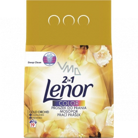 Lenor Color 2in1 Gold Orchid fragrance vanilla, mimosa, rose and peach washing powder 19 wash 1,235 kg
