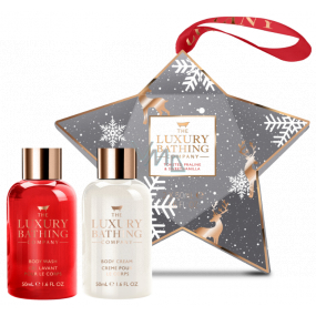 Grace Cole Toasted Praline & Sweet Vanilla cleansing gel 50 ml + body cream 50 ml, cosmetic set for women