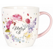 Albi Flowering mug I love you 380 ml