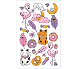 Tattoo decals Cats coloured 13 x 8,5 cm