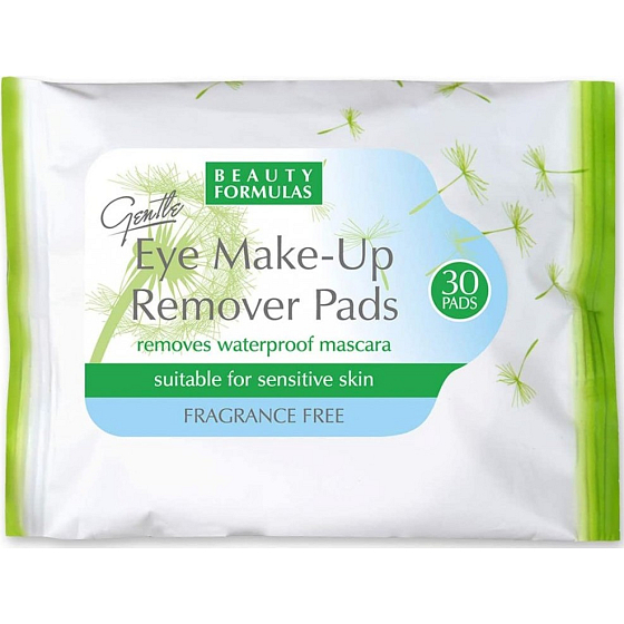 Beauty Formulas Eye and make-up remover wipes 30 pieces