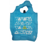 Foldable shopping bag Coloured with flowers 43 x 48 cm