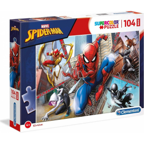 Clementoni Puzzle Maxi SuperColor Spiderman 104 pieces, recommended age 4+