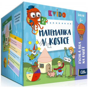 Albi Kvído Maths in a Cube quick memory game recommended age 8+