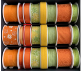Nekupto Fabric ribbon Orange 3,5 m x 15 mm