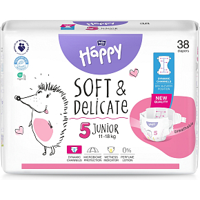 Bella Happy Junior 5 disposable diapers 11-18 kg, 38 pcs