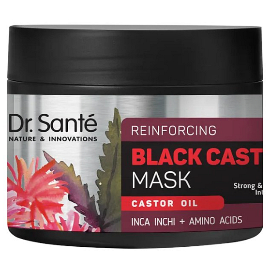 Dr. Santé Black Castor Oil Reinforcing Mask to restore the structure of the hair 300 ml