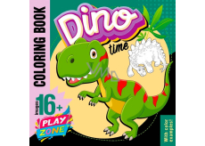 Ditipo Coloring book square Dino Time 18 pages A4 210 x 297 mm