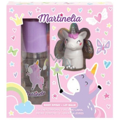 Martinelia body spray + lip balm, cosmetic set for children