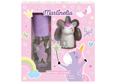 Martinelia body spray + lip balm, cosmetic set for children