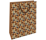 Nekupto Gift kraft bag 37 x 28 x 10 cm Polka dots