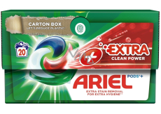 Ariel Extra Clean Power Plus gel capsules universal for washing 20 doses