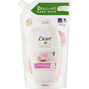 Dove Liquid Soap Peony & Rose Oil Refill, 500 ml
