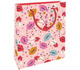Nekupto Gift paper bag 23 x 18 x 10 cm Kisses