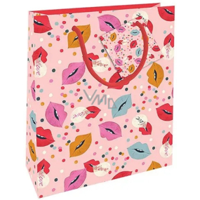 Nekupto Gift paper bag 23 x 18 x 10 cm Kisses