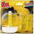 Dr. Devil 3in1 Lemon Fresh liquid toilet block, holder + refill 3× 55 ml