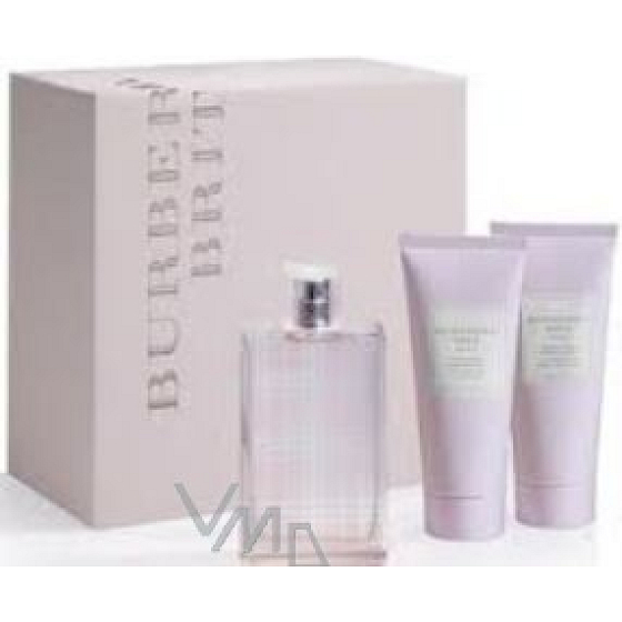 Burberry Brit Sheer eau de toilette 100 ml + body lotion 100 ml + shower gel 100 ml, gift set for women