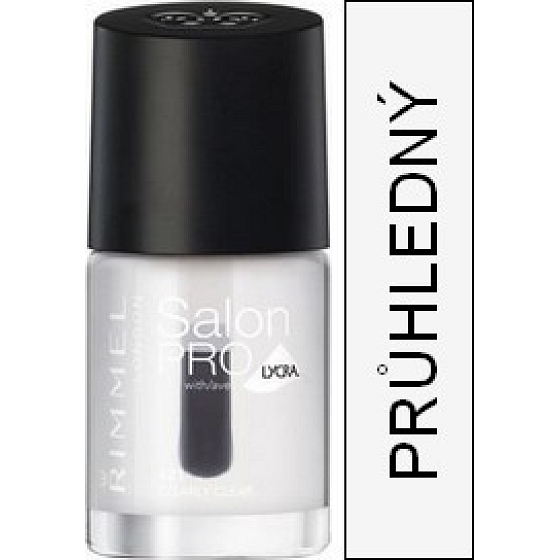 Rimmel London Salon Pro Lycra Nail Polish 421 Clearly Clear 12 ml