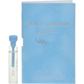 Dolce & Gabbana Light Blue eau de toilette for women 1.5 ml, vial