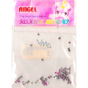 Angel Nail decorations rhinestones pink 1 pack