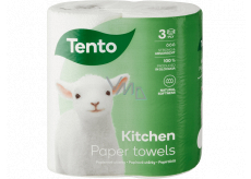 This Kitchen Innovations paper towels very strong 3 ply 73 pieces 2 rolls