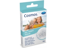Cosmos Do vody transparentní náplast dělená 3 velikosti 10 kusů