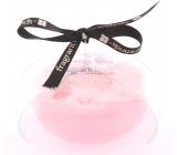 Fragrant Engagement Glycerine massage soap with a sponge filled with the scent of Lanvin Marry Me perfume in white-pink color 200 g