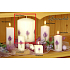 Lima Flower Lavender Scented Candle Light Purple with Lavender Print Cylinder 110 x 150 mm 1 piece