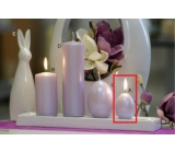 Lima Pastel candle metal light purple egg 40 x 60 mm 1 piece