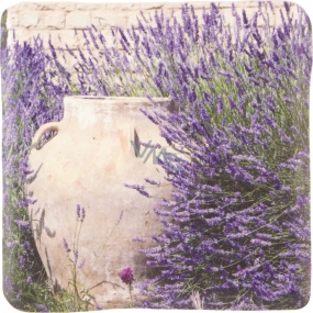 Bohemia Gifts Amphora in lavender decorative tile 10 x 10 cm
