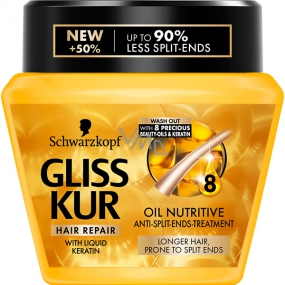 Gliss Kur Oil Nutritive regenerating mask for hair prone to fraying 300 ml