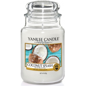 Yankee Candle Coconut Splash - Coconut refreshment scented candle Classic large glass 623 g