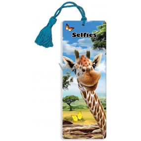 Prime3D bookmark - Giraffe 5.7 x 15.3 cm