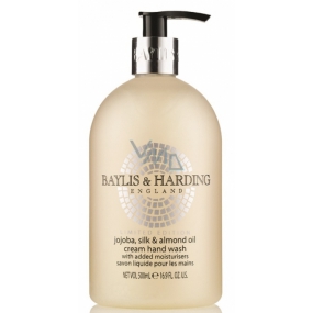 Baylis & Harding Jojoba, Silk and Almond oil liquid hand soap dispenser 500 ml