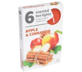 Tea Lights Apple and cinnamon scented tea lights 6 pieces