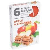 Tea Lights Apple and cinnamon scented tea lights 6 pieces