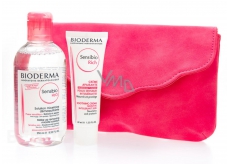 Bioderma Sensibio H2O micellar make-up remover for sensitive skin 250 ml + Sensibio Rich Moisturizing Cream 40 ml + sachet