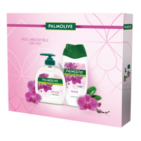 Palmolive Natur Orchid shower gel for women 250 ml + liquid soap 300 ml, cosmetic set