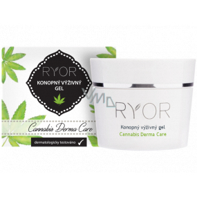 Ryor Cannabis Derma Care 1% hemp nourishing gel for face and body 50 ml