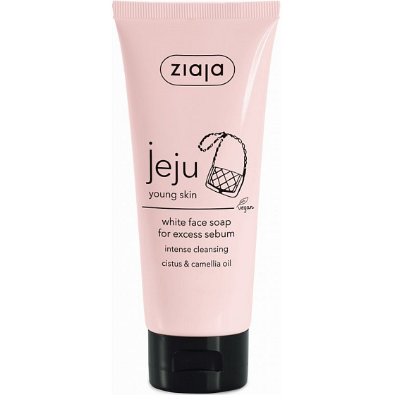 Ziaja Jeju White soap for face with anti-inflammatory and antibacterial effects 75 ml